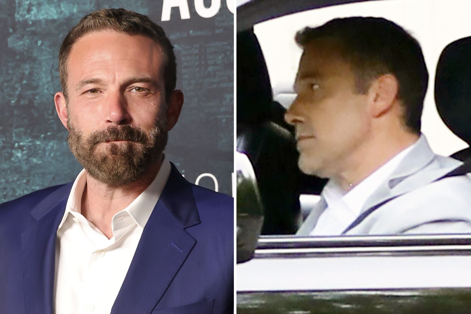Ben Affleck dengan penampilan baru tanpa janggut, menunjukkan perubahan signifikan.