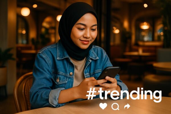 Ilustrasi Fenomena The Nuruls di media sosial